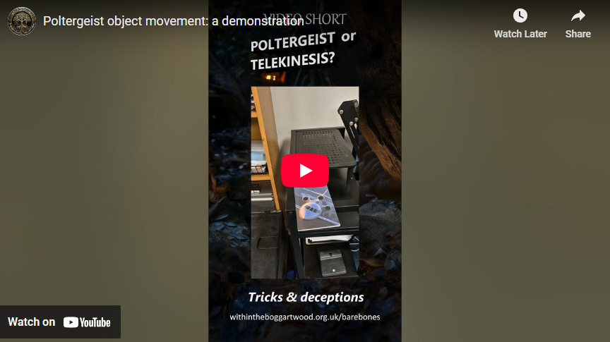 Read more about the article Deception: poltergeist activity
